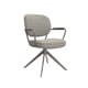 BASEL DINING CHAIR MUSHROOM ROYAL BOUCLE/BRONZE