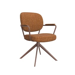 BASEL DINING CHAIR CORAL ROYAL BOUCLE/CORAL