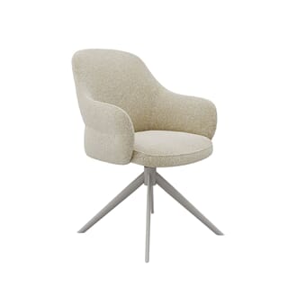 BERN DINING CHAIR NATURAL BOUCLE/TAUPE