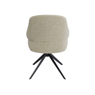 BERN DINING CHAIR NATURAL BOUCLE/BLACK