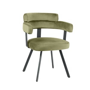 BARDIO BAR CHAIR GREEN VELOUR