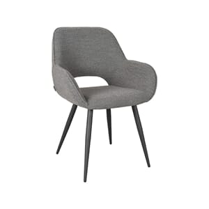 FER DINING CHAIR GREY BOUCLE