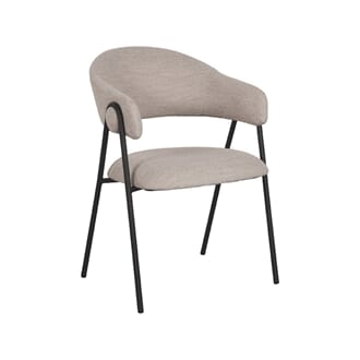 LOWEN DINING CHAIR NATURAL BOUCLE