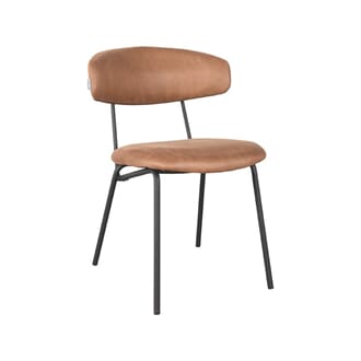 ZACK DINING CHAIR COGNAC
