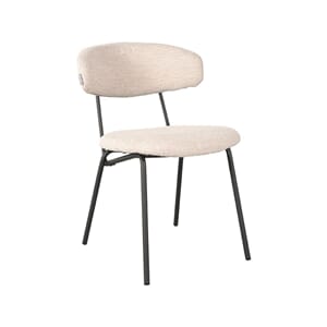 ZACK DINING CHAIR NATURAL BOUCLE