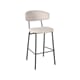 ZACK BAR CHAIR HIGH NATURAL BOUCLE