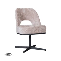 GRIMAUD DINING CHAIR NATURAL/BLACK