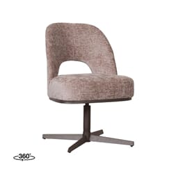 GRIMAUD DINING CHAIR TAUPE/BRONZE