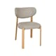 MIKA DINING CHAIR OAK/BEIGE