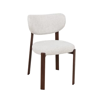MIKA DINING CHAIR WALNUT/NATURAL