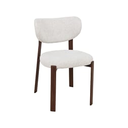 MIKA DINING CHAIR WALNUT/NATURAL