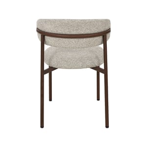 KAITO DINING CHAIR WALNUT/BEIGE