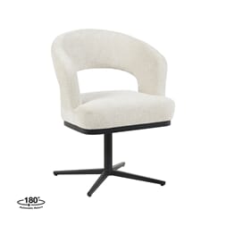 MONACO DINING CHAIR NATURAL/BLACK