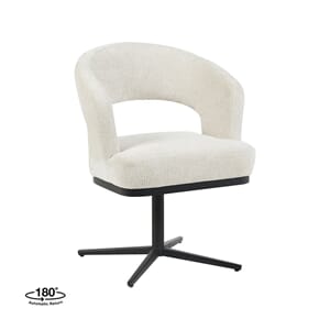 MONACO DINING CHAIR NATURAL/BLACK