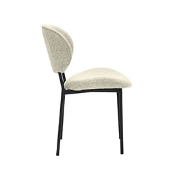 SENN DINING CHAIR NATURAL BOUCLE