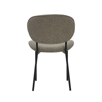 SENN DINING CHAIR MUSHROOM BOUCLE