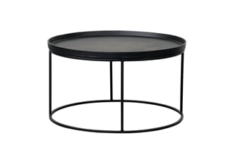 NORTHLAND COFFEE TABLE BLACK M Ø70x40