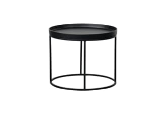NORTHLAND COFFEE TABLE BLACK S Ø50x40