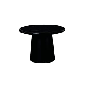 UTAH COFFEE TABLE MARBLE BLACKØ:60xH43 BASE BLACK
