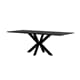 SAN DIEGO DINING TABLE BLACK 220x90 CM
