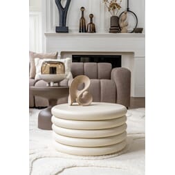 RIFF COFFEE TABLE ECRU L W60/D60/H29