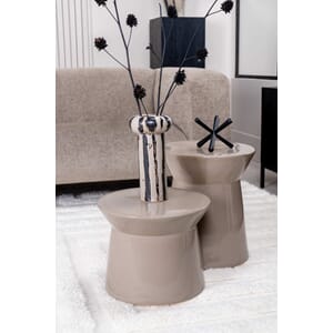 CERAMIC COFFEE TABLE COVE TAUPE S Ø37,5 X H30