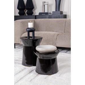 CERAMIC COFFEE TABLE COVE BLACK M Ø38 X H45