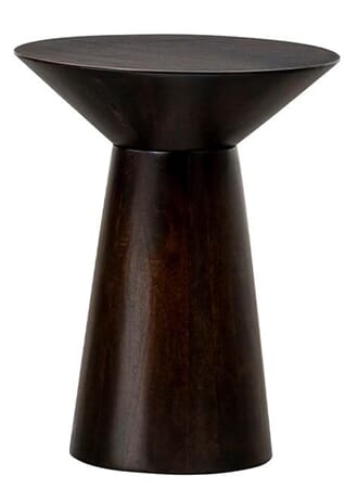 DAEMEN COFFEE TABLE WALNUT Ø40XH50