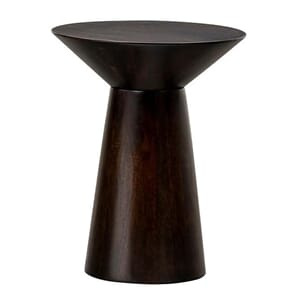 DAEMEN COFFEE TABLE WALNUT Ø40XH50
