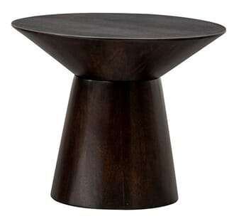 DAEMEN COFFEE TABLE WALNUT Ø50XH40