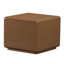 CHALLIS COFFEE TABLE M BROWN OCHRE W40 X D40 X H32CM