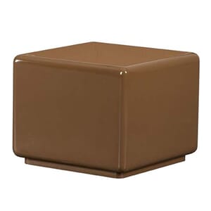 CHALLIS COFFEE TABLE M BROWN OCHRE W40 X D40 X H32CM