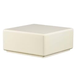 CHALLIS COFFEE TABLE L ECRU W60 X D60 X H27CM