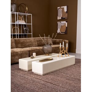 CHALLIS COFFEE TABLE XL ECRU W140 X D35 X H27CM
