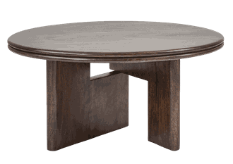 DAYTON COFFEE TABLE WALNUT M W50/D50/H40