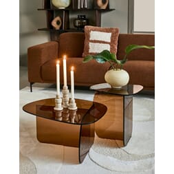BELLFLOWER COFFEE TABLE BROWN W70/D54/H34
