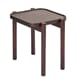 WILLISTON COFFEE TABLE WALNUT W40/D40/H45