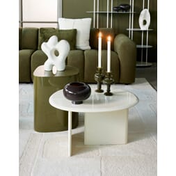 MINOT COFFEE TABLE M MILK WHITE  W69/D58/H40