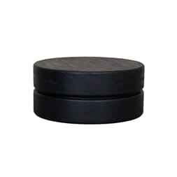 MILLY TABLE BLACK MANGO 70x70x31 CM