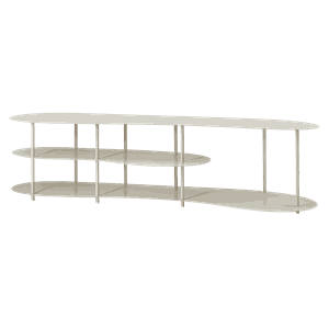 SCOTTSVILLE TV SIDE TABLE OFF-WHITE W160/D38/H40