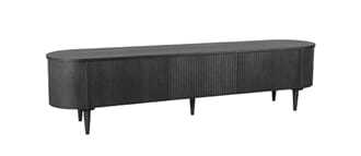 OLIVIA TV CABINET BLACK 220 x 47 x 55 CM