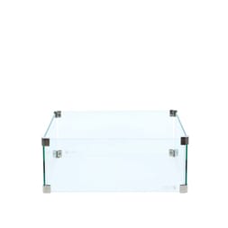 SQUARE GLASS SET LARGE 50 CM X 50 CM