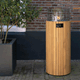 STAND ALONE FIRE PILLAR TEAK