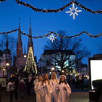 Orion Ø: 80 cm kaldhvite LED
