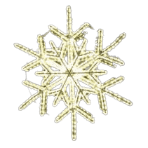 Frostis snefnugg Ø: 80 cm varmhvit LED