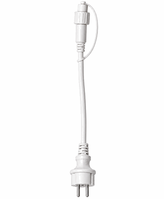 LED Startkabel Vit L=1,8m inkl inkl AC/DC M4 koppling