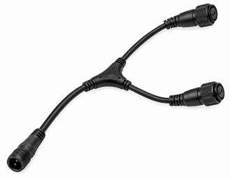 T-koppling hard PVC Svart