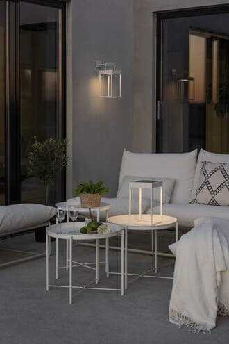 Lanterne dimmbar LED solcelle og USB