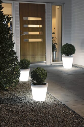 Assisi LED blomsterpotte med lys liten
