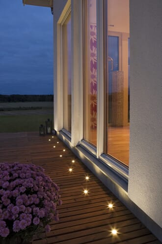 Markspot LED mini sett av 6 ink. trafo (7676-000)